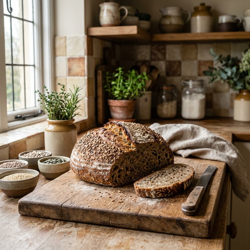 Yedi Tahıllı Köy Ekmeği